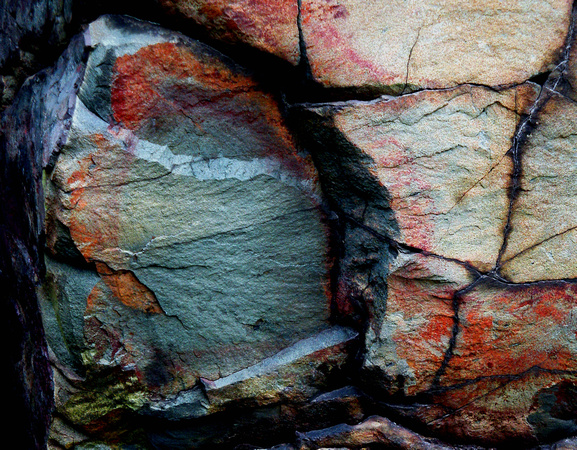 Colorful Rock Detail - Interstate Park, MN