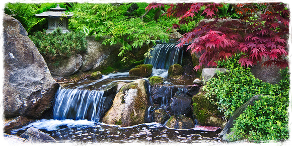 Anderson Japanese Gardens Small Waterfalls