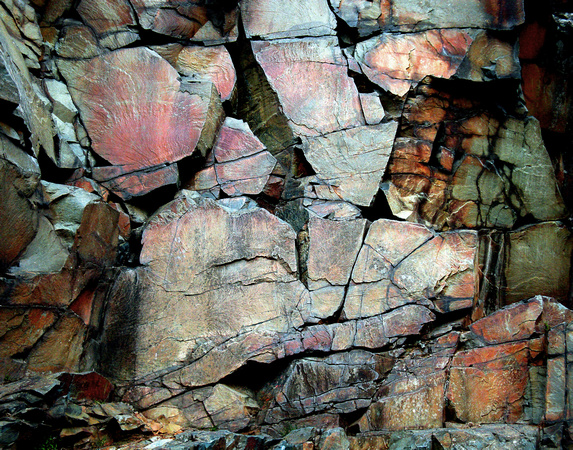 Intricate Rock Abstraction - Interstate State Park, MN