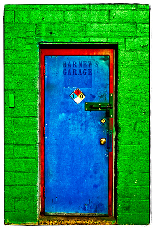 Barney's Garage Door