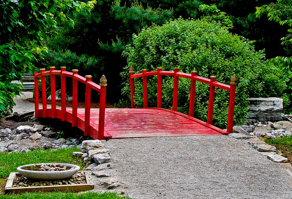 Georgetown KY Japanese Garden Bridge