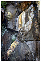 Interstate Rock Wall Abstract