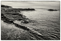 Shoreline Outcropping into Lake Superior