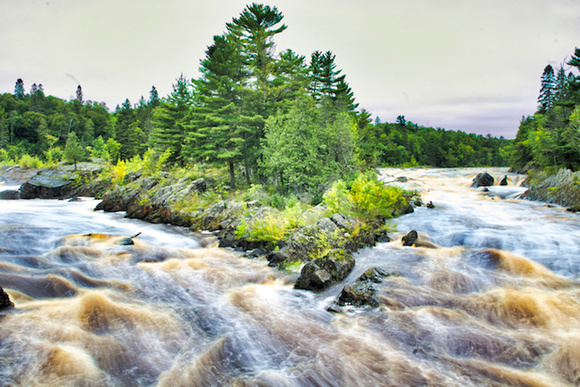 St. Louis River from the Swinging Bridge