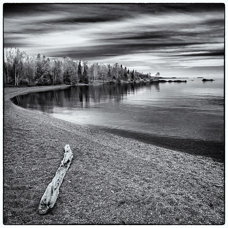 Lake Superior Shoreline  Scene